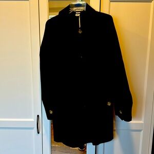 Black trench coat